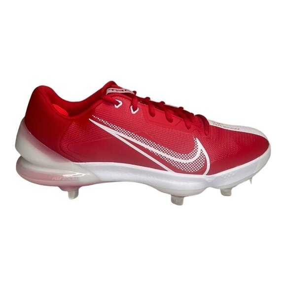 Nike Force Zoom Trout 7 Pro Men Metal Baseball Cleats Red White Sz 11 CQ7224-602 - Picture 1 of 9